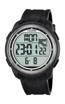 Watch strap Calypso K5704-8 Plastic Black 24mm