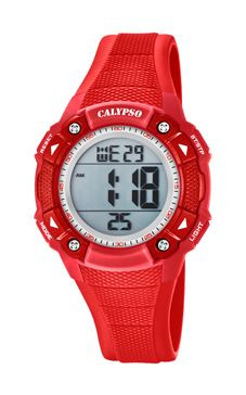 Watch strap Calypso K5728-3 Plastic Red