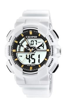 Watch strap Calypso K5771-1 Rubber White