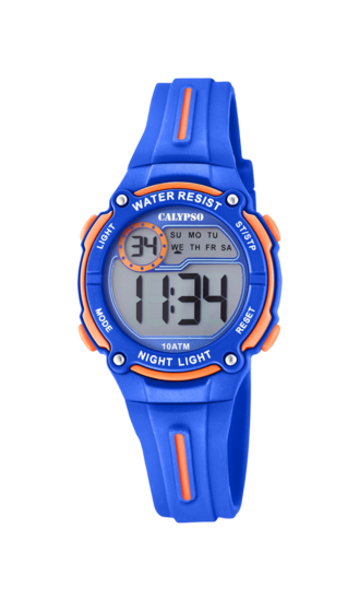 Watch strap Calypso K6068.3 Silicone Blue