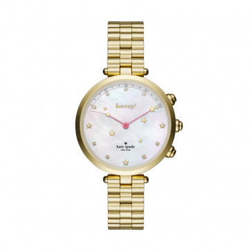 Watch strap Smartwatch Kate Spade New York KST23200 Steel Gold Toned 12mm