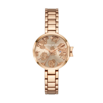 Watch strap Kate Spade New York KSW1397 Steel Rosé 12mm