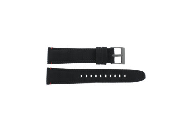 Watch strap Seiko 4R37-01H0 / SSA383K1 / SSA383K1 Canvas Black 21mm
