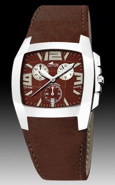 Watch strap Lotus 15321-2 Leather Brown