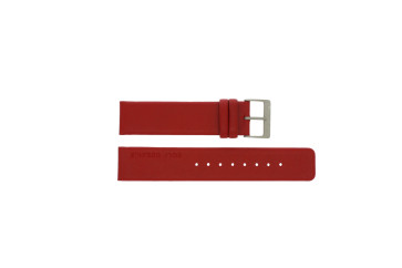 Watch strap Rolf Cremer LB027.06 / Spirale Leather Red 20mm