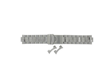 Watch strap Seiko 8B92-0AK0-SSG001P1 Steel Stainless steel 