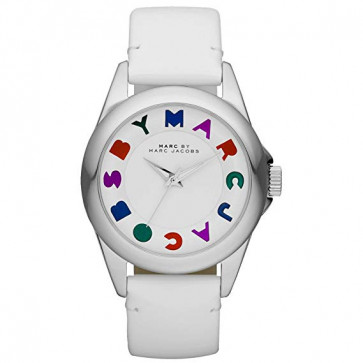 Watch strap Marc by Marc Jacobs MBM1190 Leather White 20mm
