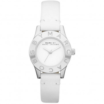 Watch strap Marc by Marc Jacobs MBM1206 Leather White 12mm