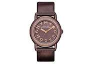 Watch strap Marc by Marc Jacobs MBM1222 Leather Brown 18mm