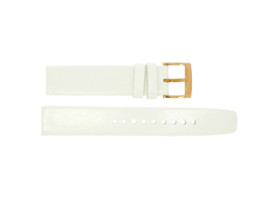 Watch strap Marc by Marc Jacobs MBM1283 Leather White 18mm