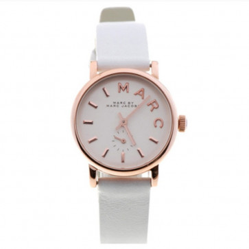 Watch strap Marc by Marc Jacobs MBM1284 Leather White 14mm