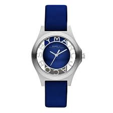 Watch strap Marc by Marc Jacobs MBM1337 Leather Blue 16mm