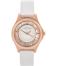 Watch strap Marc by Marc Jacobs MBM1360 Leather White 16mm