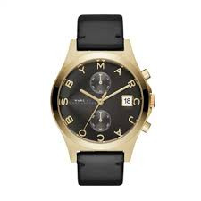 Watch strap Marc by Marc Jacobs MBM1398 Leather Black 18mm