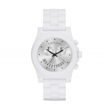 Watch strap Marc by Marc Jacobs MBM4573 Plastic White 20mm