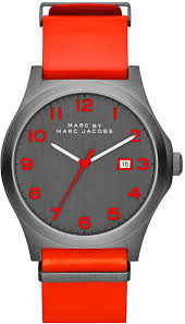 Watch strap Marc by Marc Jacobs MBM5060 Leather Red 22mm