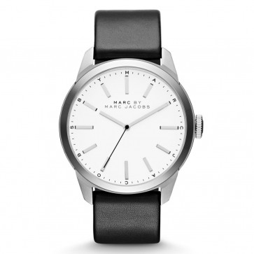 Watch strap Marc by Marc Jacobs MBM5090 Leather Black 22mm