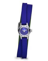 Watch strap Marc by Marc Jacobs MBM5533 Silicone Blue 7mm