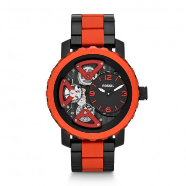 Watch strap Fossil ME1139 Stainless steel Bi-color 22mm