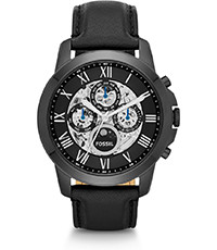 Fossil ME3028 watch strap Leather 22mm