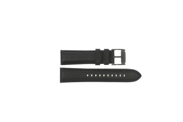 Watch strap Fossil FS5132 / FS5132IE / ME3028 / FS5242 / ME3096 Leather Black 22mm