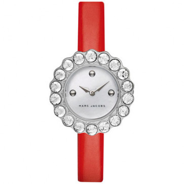 Watch strap Marc by Marc Jacobs MJ1441 Leather Red 10mm