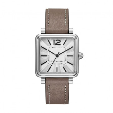 Watch strap Marc by Marc Jacobs MJ1518 Leather Taupe 16mm
