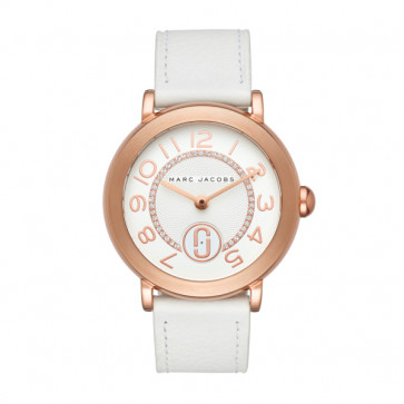 Watch strap Marc by Marc Jacobs MJ1616 Leather White 18mm
