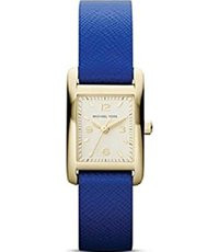 Watch strap Michael Kors MK2271 Leather Blue 14mm