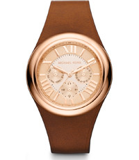 Watch strap Michael Kors MK2313 Leather Brown 42mm