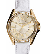 Watch strap Michael Kors MK2394 Leather White 18mm