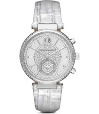 Watch strap Michael Kors MK2443 Leather Steel 20mm