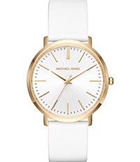 Michael kors watch white strap hotsell