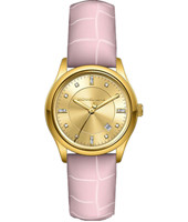 Watch strap Michael Kors MK2549 Leather Pink 18mm