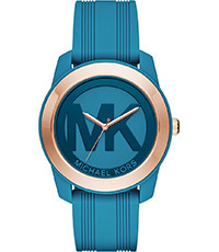 Relogio azul hotsell michael kors