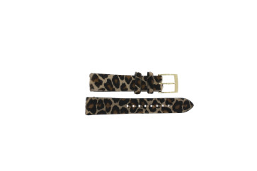 Watch strap Michael Kors MK2604 Leather Leopard 18mm