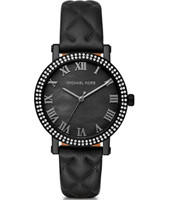 Watch strap Michael Kors MK2620 Leather Black 18mm