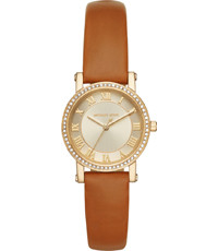 Watch strap Michael Kors MK2697 Leather Brown 14mm