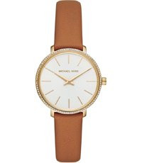 Watch strap Michael Kors MK2801 Leather Brown 14mm