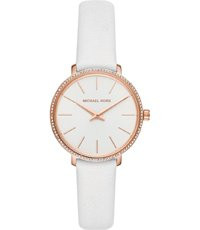 Watch strap Michael Kors MK2802 Leather White 14mm