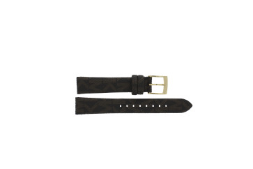 Watch strap Michael Kors MK2862 Leather Brown 16mm