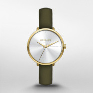 Watch strap Michael Kors MK2865 Leather Brown 14mm