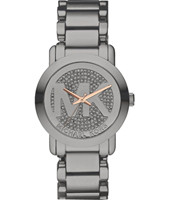 Watch strap Michael Kors MK3543 Steel Anthracite grey 20mm
