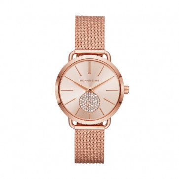 Watch strap Michael Kors MK3845 Steel Rosé 16mm