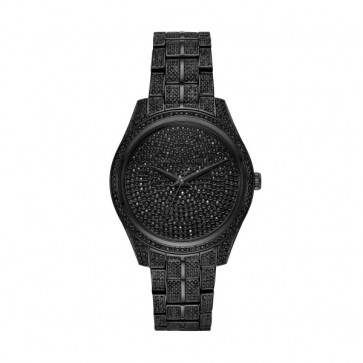 Watch strap Michael Kors MK3980 Steel Black 18mm