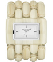 Watch strap Michael Kors MK4261 Plastic Beige 47mm