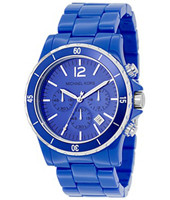 Watch strap Michael Kors MK5271 Plastic Blue 20mm