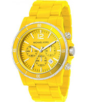 Watch strap Michael Kors MK5274 Plastic Yellow 20mm