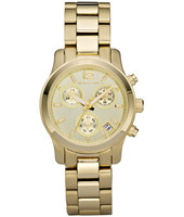 Watch strap Michael Kors MK5384 Steel Gold Toned 16mm