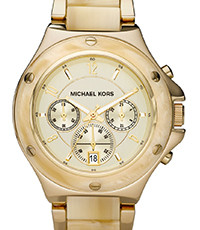 Watch strap Michael Kors MK5449 Steel Gold Toned 22mm